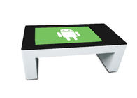 मीटिंग के लिए एंड्रॉइड कॉफी टेबल 43 इंच मल्टी टच इंटरैक्टिव टेबल विज्ञापन प्लेयर