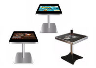 21.5'' वाटरप्रूफ इंटरैक्टिव एलसीडी स्क्रीन, मॉल या रेस्तरां के लिए टच के साथ कॉफी टेबल स्मार्ट गेम टेबल