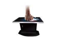 इनडोर स्मार्ट टच स्क्रीन कॉफी टेबल वाटरप्रूफ इंटरएक्टिव एलसीडी मल्टी टच स्क्रीन टेबल