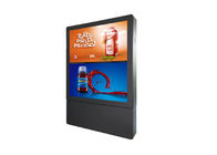 55 इंच वर्टिकल एलसीडी विज्ञापन आउटडोर डुअल स्क्रीन डिजिटल टोटेम आउटडोर एलसीडी डिजिटल साइन बोर्ड