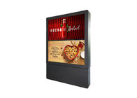 55 इंच वर्टिकल एलसीडी विज्ञापन आउटडोर डुअल स्क्रीन डिजिटल टोटेम आउटडोर एलसीडी डिजिटल साइन बोर्ड