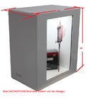 व्हाइट इंडोर ऑटो ट्रांसपेरेंट एलसीडी स्क्रीन डिस्प्ले बॉक्स 22 इंच मेटल बैक शेल के साथ