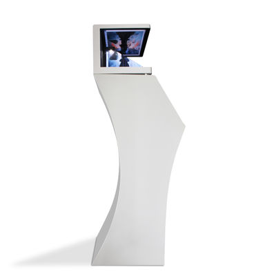 टच स्क्रीन वैकल्पिक के साथ 21.5 इंच उच्च पारदर्शी होलोग्राम ग्लास 3 डी होलोग्राम विज्ञापन प्रदर्शन