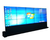 तल स्टैंड मल्टी स्क्रीन प्रदर्शन दीवार, उच्च कंट्रास्ट बड़े वीडियो दीवार प्रदर्शित करता है