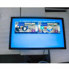 सार्वजनिक वॉल माउंट एलसीडी डिस्प्ले / हाई डेफिनेशन स्मार्ट डिजिटल विज्ञापन एलसीडी स्क्रीन