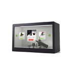 21.5 से 85 इंच एंड्रॉइड रिमोट कंट्रोल पारदर्शी डिस्प्ले बॉक्स लचीले विज्ञापन उपकरण