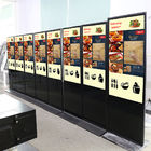इंडोर टोटेम इंटरेक्टिव टच स्क्रीन कियोस्क 43 इंच मॉल पैनल विज्ञापन टच स्क्रीन